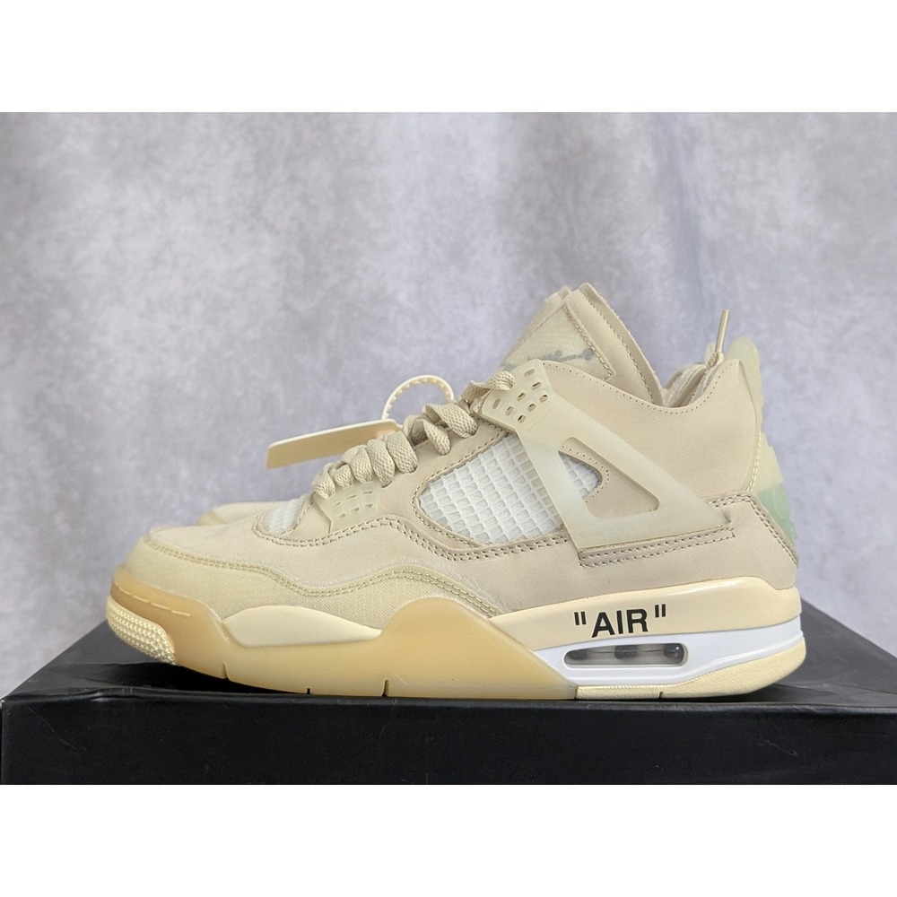 Jordan 4 Retro Off-White Sail Women 9‎ / Men 7.5